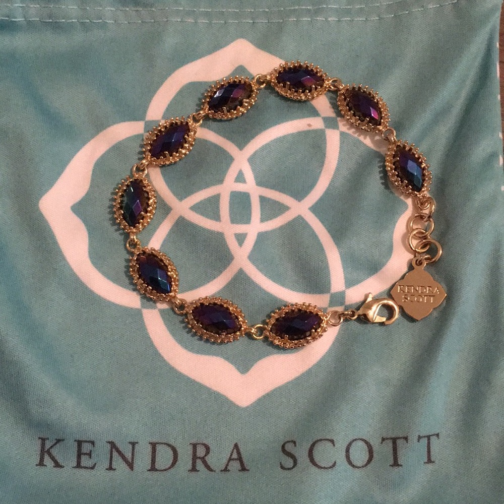 Black Irridescent Jana Bracelet